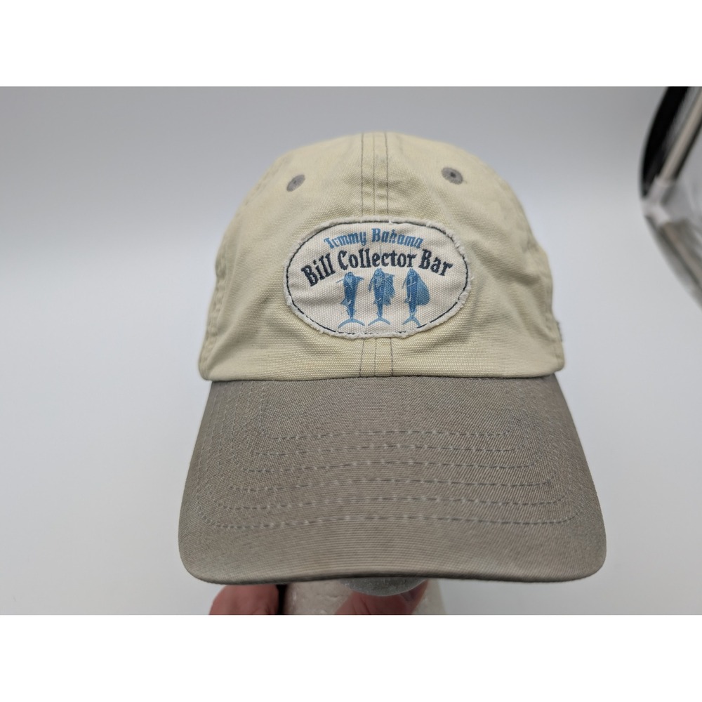 Tommy Bahama Bill Collector Bar Relax Hat Khaki Green Fishing Adjustable Cap